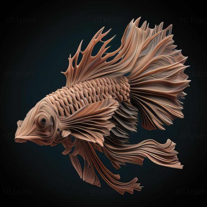 3D модель Pterois russelii (STL)